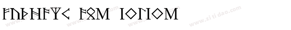 Futhark AOE Inline字体转换